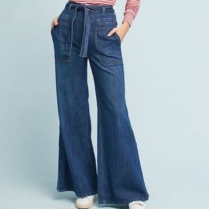 Anthropologie Pilcro high waist, wide leg jean